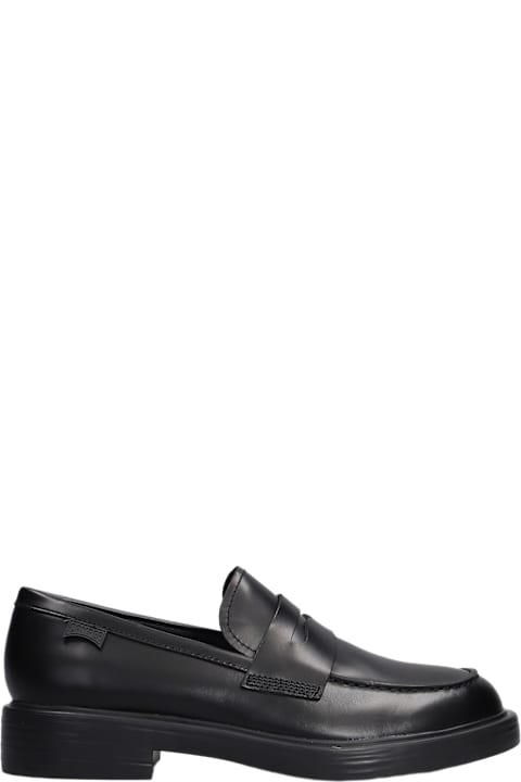 Camper Shoes for Men Camper Dean Loafers In Black Leather