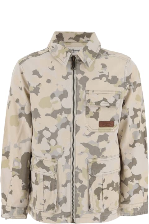 Bonpoint Coats & Jackets for Boys Bonpoint Stretch Cotton Jacket With Camo Pattern