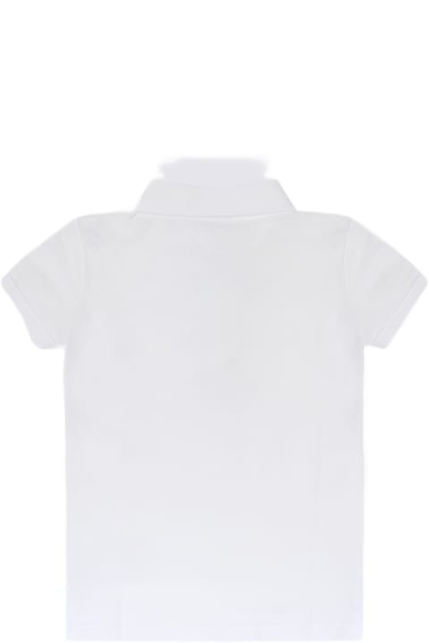 Topwear for Boys Polo Ralph Lauren White Cotton Polo Shirt