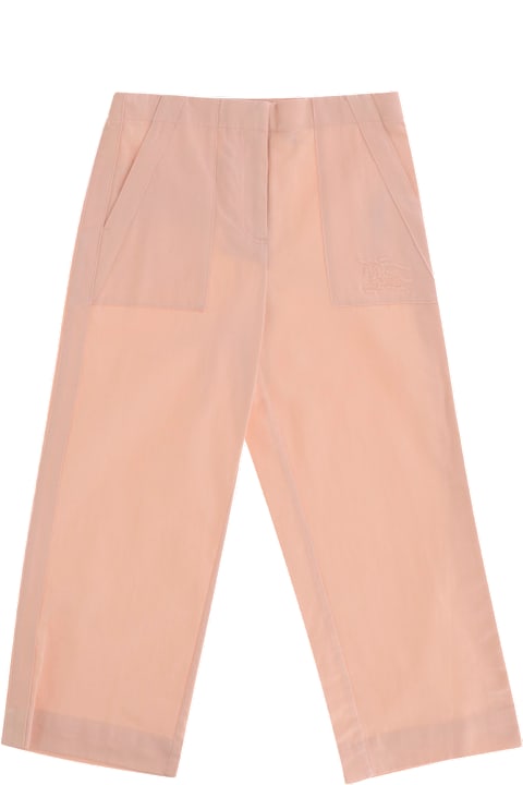 Bottoms for Girls Burberry Cotton Blend Pants