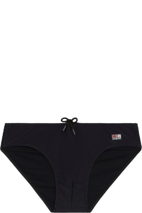 Homeware MC2 Saint Barth Man Black Swim Briefs Cayo