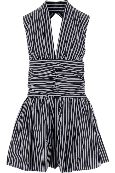 Patou Dresses for Women Patou Mini Dress With Open Back In Cotton Poplin