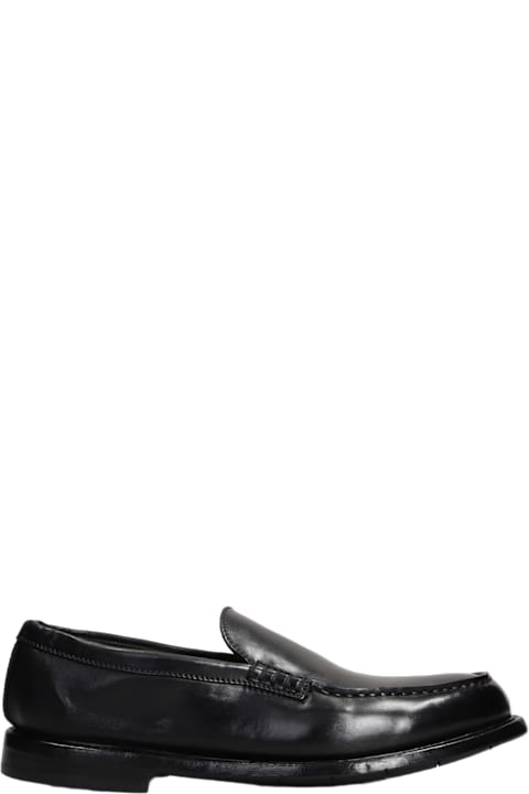 Premiata for Kids Premiata Loafers In Black Leather