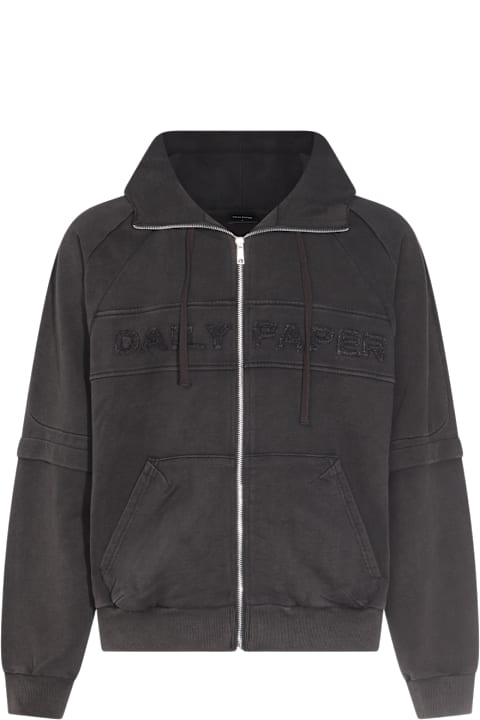 Daily Paper Clothing for Men Daily Paper Black Cotton Sweatshirt