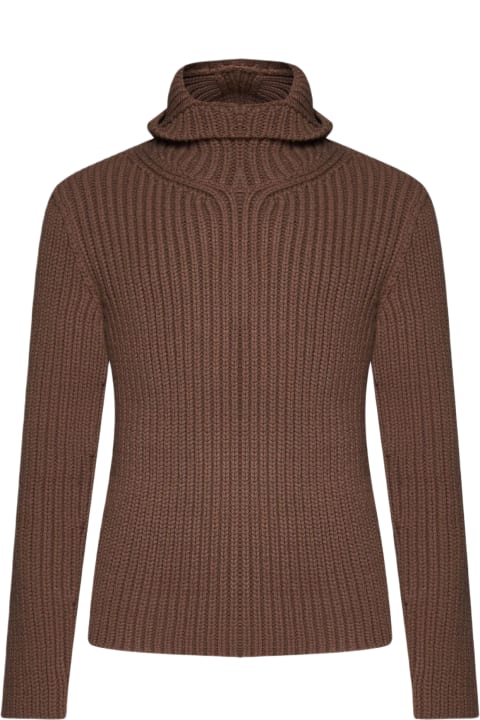 Lanvin Sweaters for Men Lanvin Wool And Cashmere Hooded Sweater