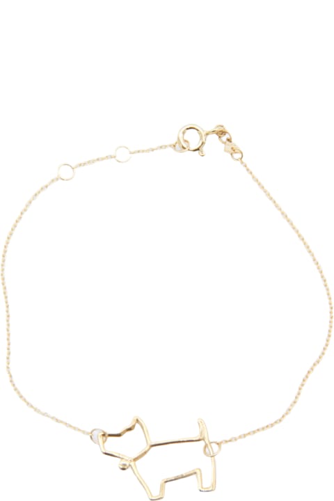 Aliita Jewelry for Women Aliita Gold-tone Brass Perrito Bracelet