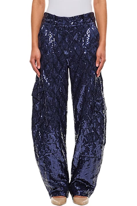 Rotate by Birger Christensen Pants & Shorts for Women Rotate by Birger Christensen Sequins Cargo Pants