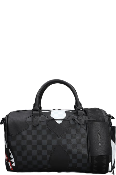 Luggage for Men Sprayground Hand Bag In Black Pvc
