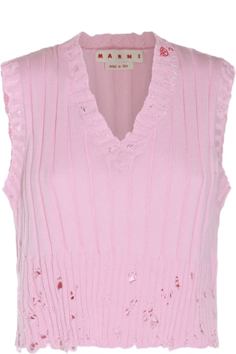Sweaters for Women Marni Pink Cotton Jumper