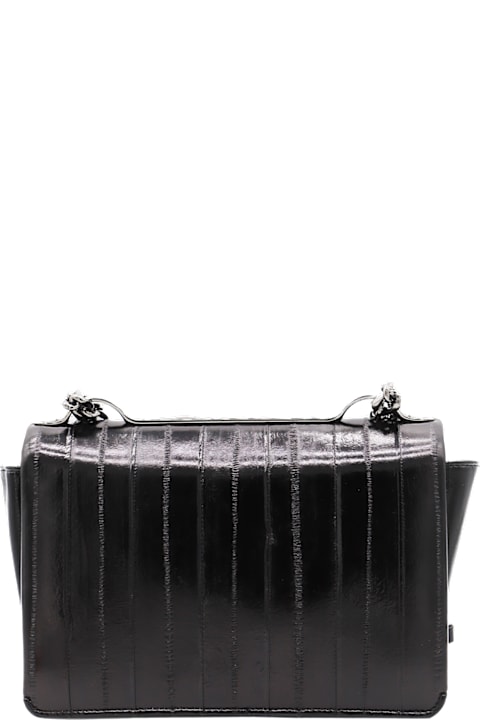 Valentino Garavani Black Leather Shoulder Bag | italist