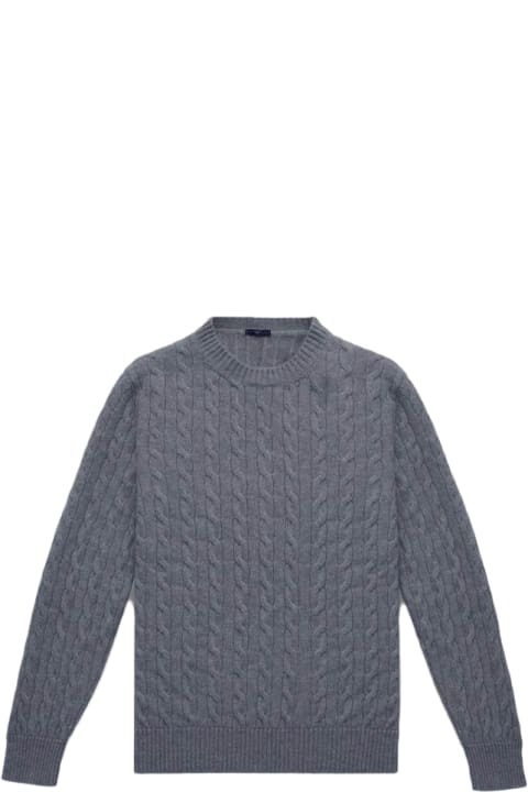 メンズ Larusmianiのニットウェア Larusmiani Cable Knit Sweater 'col Du Pillon' Sweater