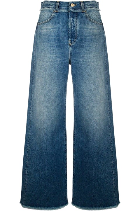 Alanui Women Alanui Fringed Relaxed Denim Pants