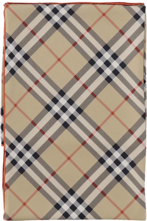 Scarves for Men Burberry Silk Check Scarf