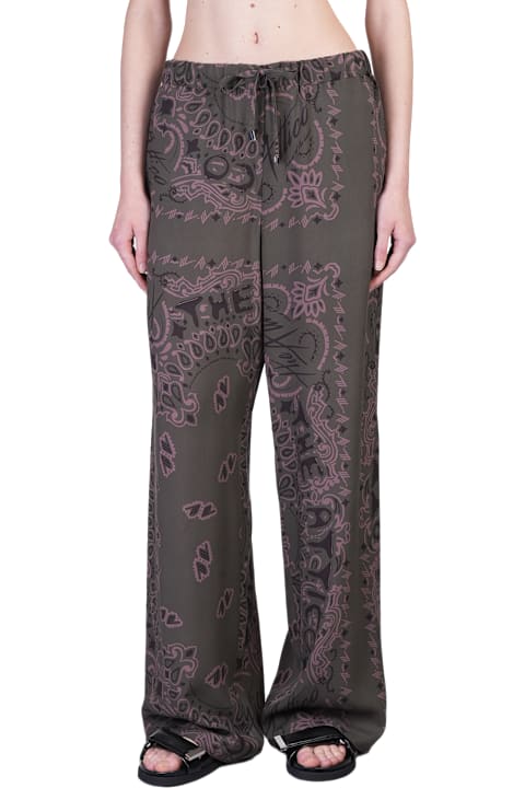 The Attico Pants & Shorts for Women The Attico Pants In Green Viscose