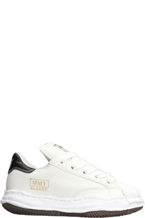 Homeware Mihara Yasuhiro Blakey Sneakers In White Leather