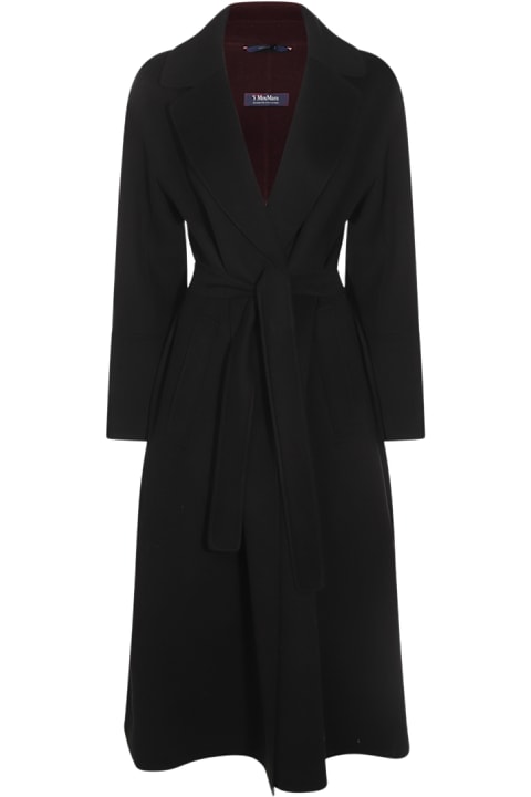 'S Max Mara Coats & Jackets for Women 'S Max Mara Black Elisa Wool Coat