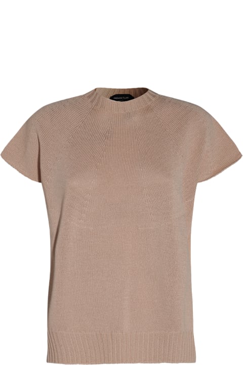 Fabiana Filippi Sweaters for Women Fabiana Filippi Beige Cotton Knitwear