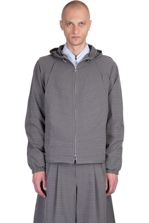 J.L-A.L Women J.L-A.L Casual Jacket In Grey Polyester