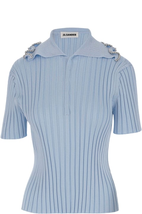 Jil Sander Topwear for Women Jil Sander Viscose Polo Shirt