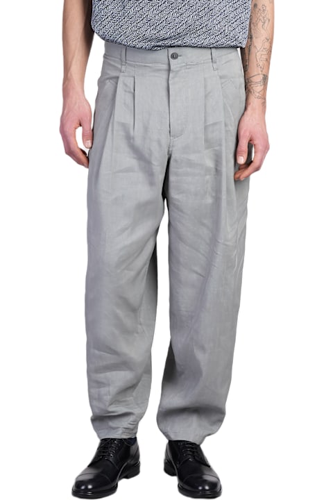 Giorgio Armani for Men Giorgio Armani Pants In Green Viscose
