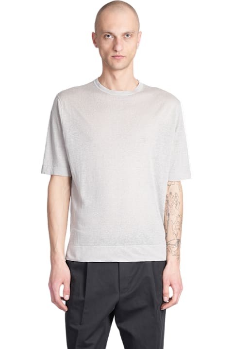 Ballantyne for Men Ballantyne T-shirt In Grey Linen