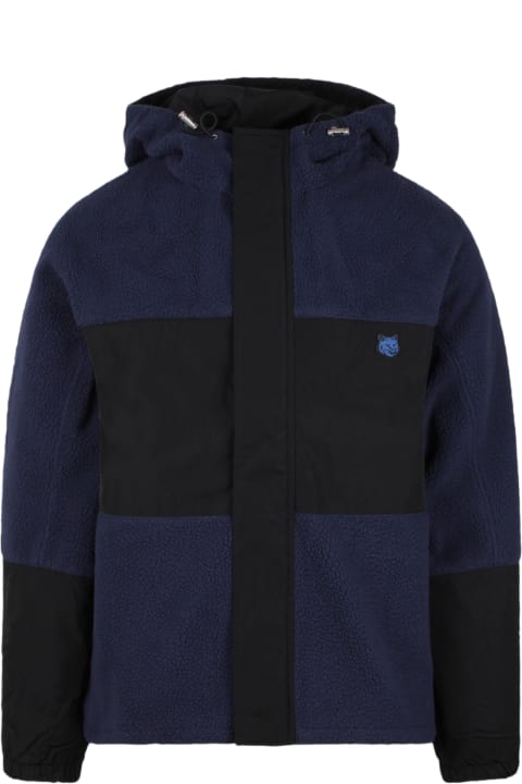 Coats & Jackets for Men Maison Kitsuné Fox Head Patch Hooded Jacket
