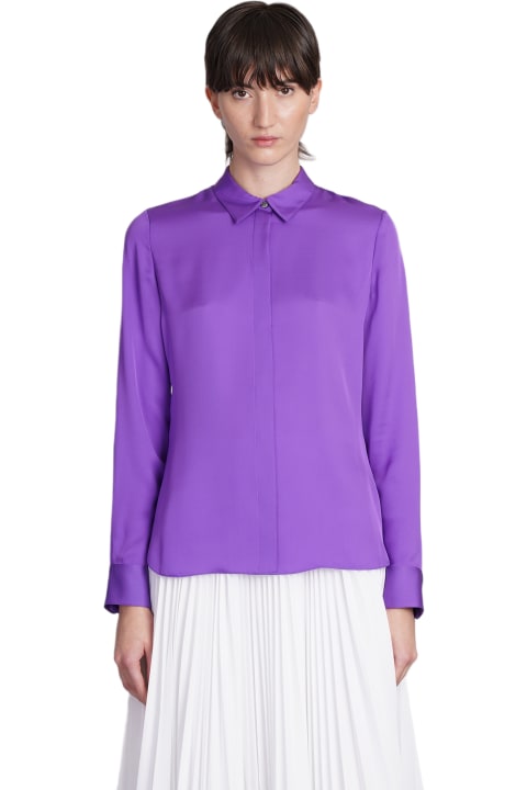 Theory Topwear for Women Theory Shirt In Viola Silk