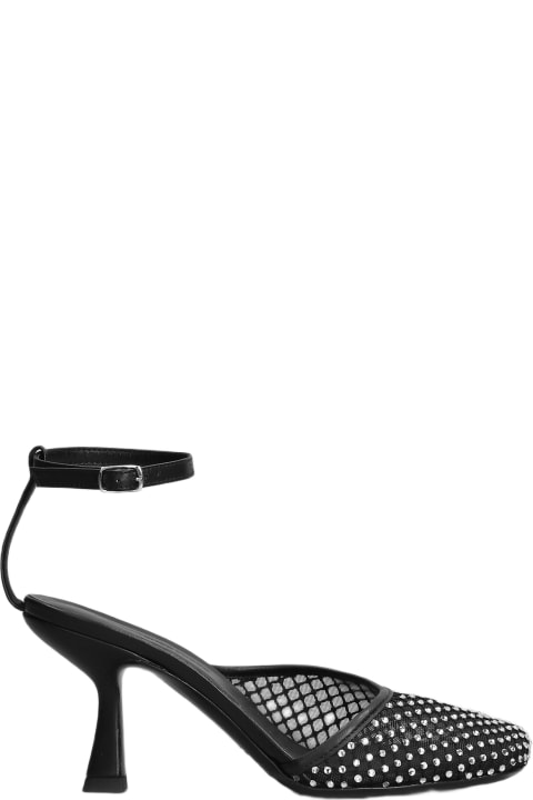 Sandals for Women Christopher Esber Minette Veiled Heel Pumps In Black Polyester
