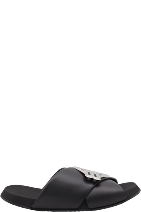 Balenciaga Shoes for Men Balenciaga Black Leather Flats
