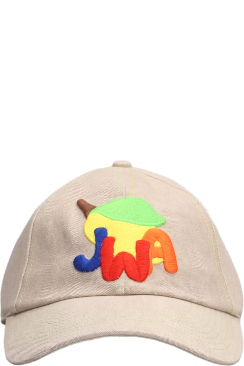 Hats for Men J.W. Anderson Hats In Beige Cotton