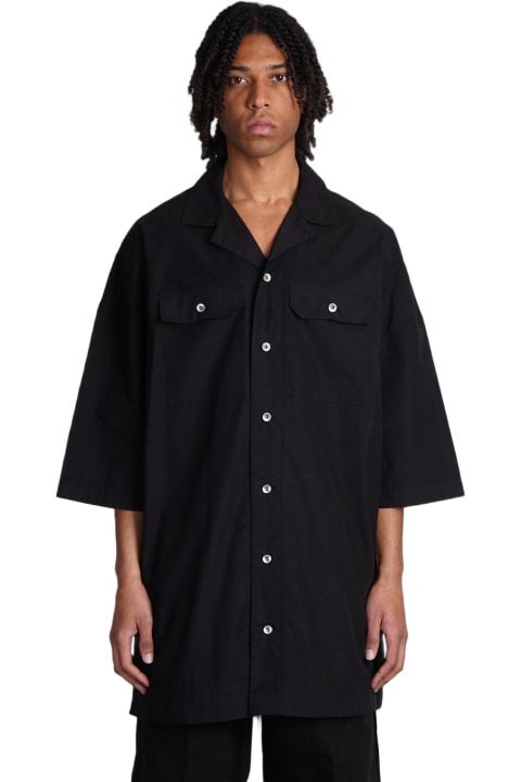 DRKSHDW for Men DRKSHDW Magnum Tommy Shirt Shirt In Black Cotton