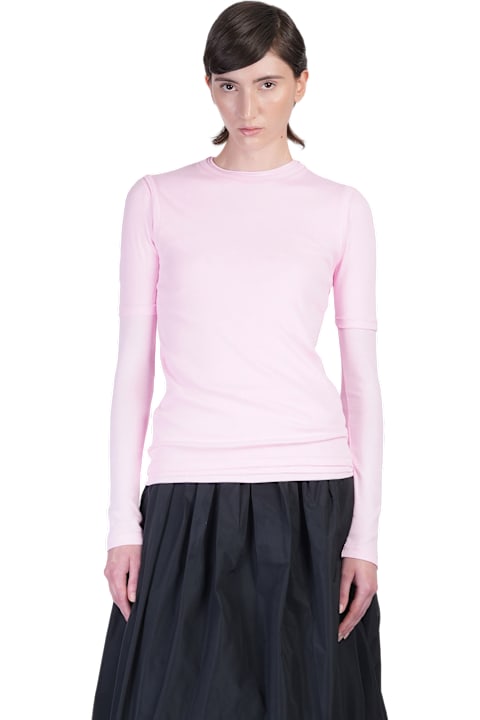 Jil Sander for Women Jil Sander T-shirt 3-pack In Rose-pink Cotton