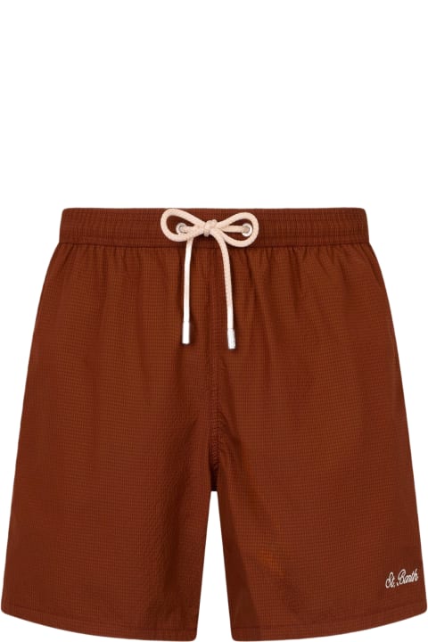 Homeware MC2 Saint Barth Seersucker Classic Light Swim Shorts Patmos