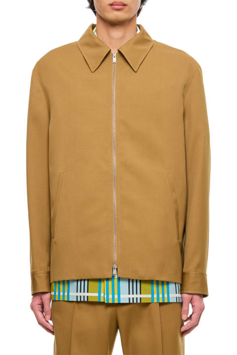 Lanvin Coats & Jackets for Men Lanvin Wool Tailored Blouson