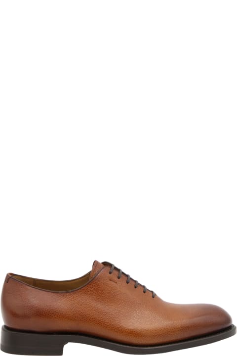 Ferragamo for Men Ferragamo Brown Leather Angiolo Loafers