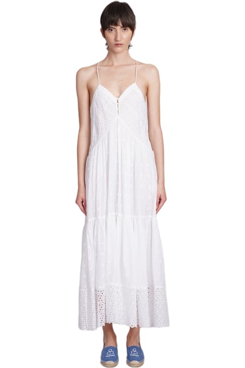 Marant Étoile Dresses for Women Marant Étoile Sabba Dress In White Cotton