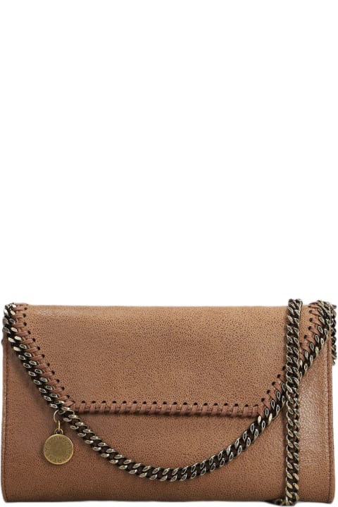 Clutches for Women Stella McCartney Shoulder Bag In Brown Polyester