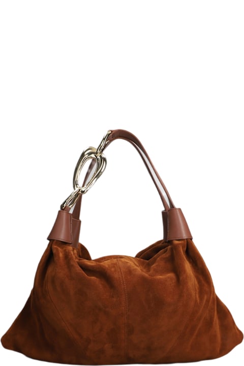 Zimmermann for Women Zimmermann Trampoline Small Shoulder Bag In Leather Color Suede
