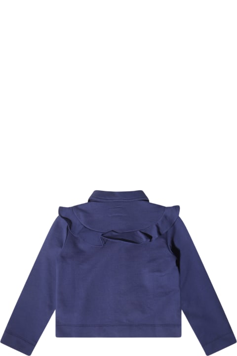 Il Gufo Coats & Jackets for Women Il Gufo Navy Blue Cotton Down Jacket