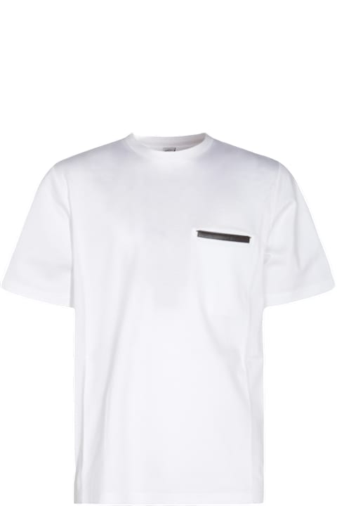 Berluti ملابس علوية لـ القسم الرجالي Berluti White Cotton T-shirt