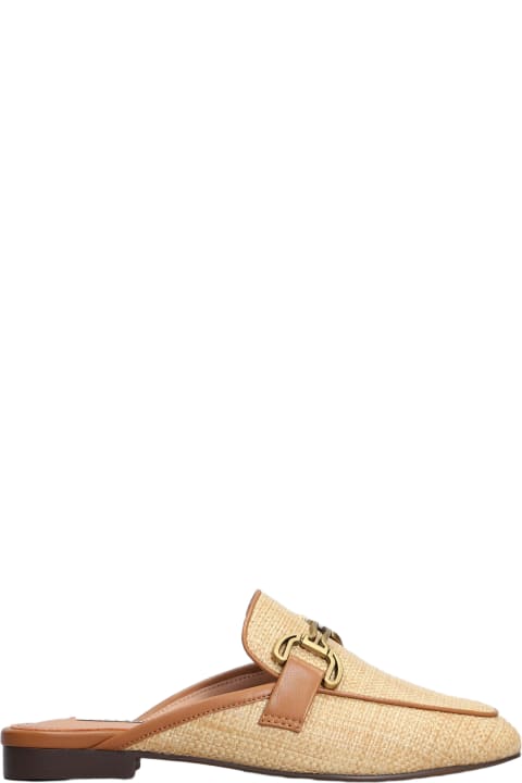 Sandals for Women Bibi Lou Vela Slipper Slipper-mule In Beige Raffia