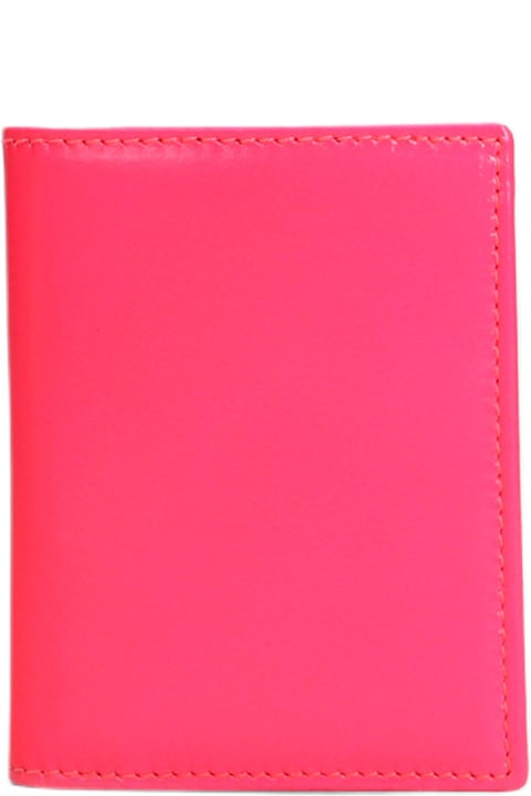 Homeware Comme des Garçons Wallet Wallet In Rose-pink Leather