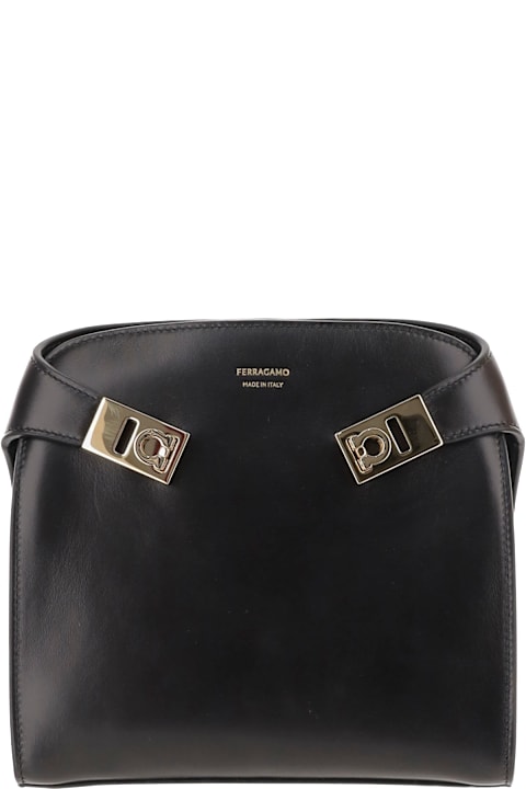 Homeware Ferragamo Hug Bb Leather Bag