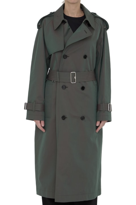 Burberry Coats & Jackets for Women Burberry Cotton Long Trench Coat