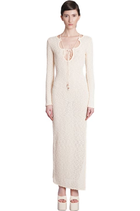 Casablanca فساتين لـ السيدات Casablanca Fitted Long Dress