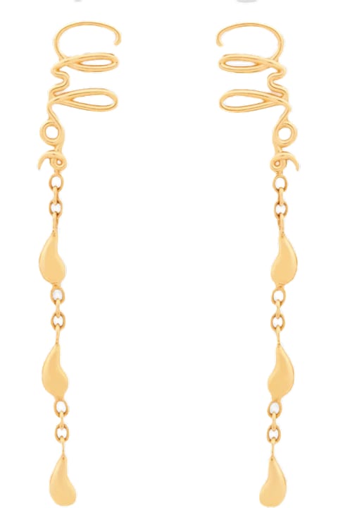 Homeware Chloé Gold Tone Brass Earrings
