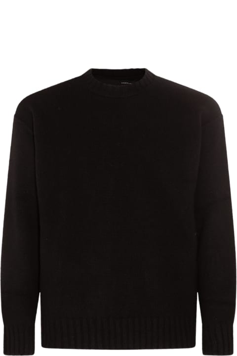 Isabel Benenato Sweaters for Men Isabel Benenato Black Cashmere And Wool Blend Sweater