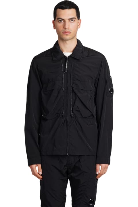 C.P. Company for Men C.P. Company Chrome R Casual Jacket In Black Polyamide