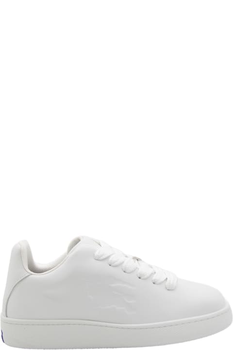 Burberry for Men Burberry White Leather Sneakers