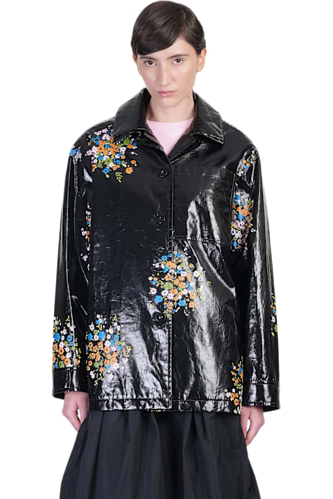 Jil Sander for Women Jil Sander Outershirt 04 Casual Jacket In Black Linen